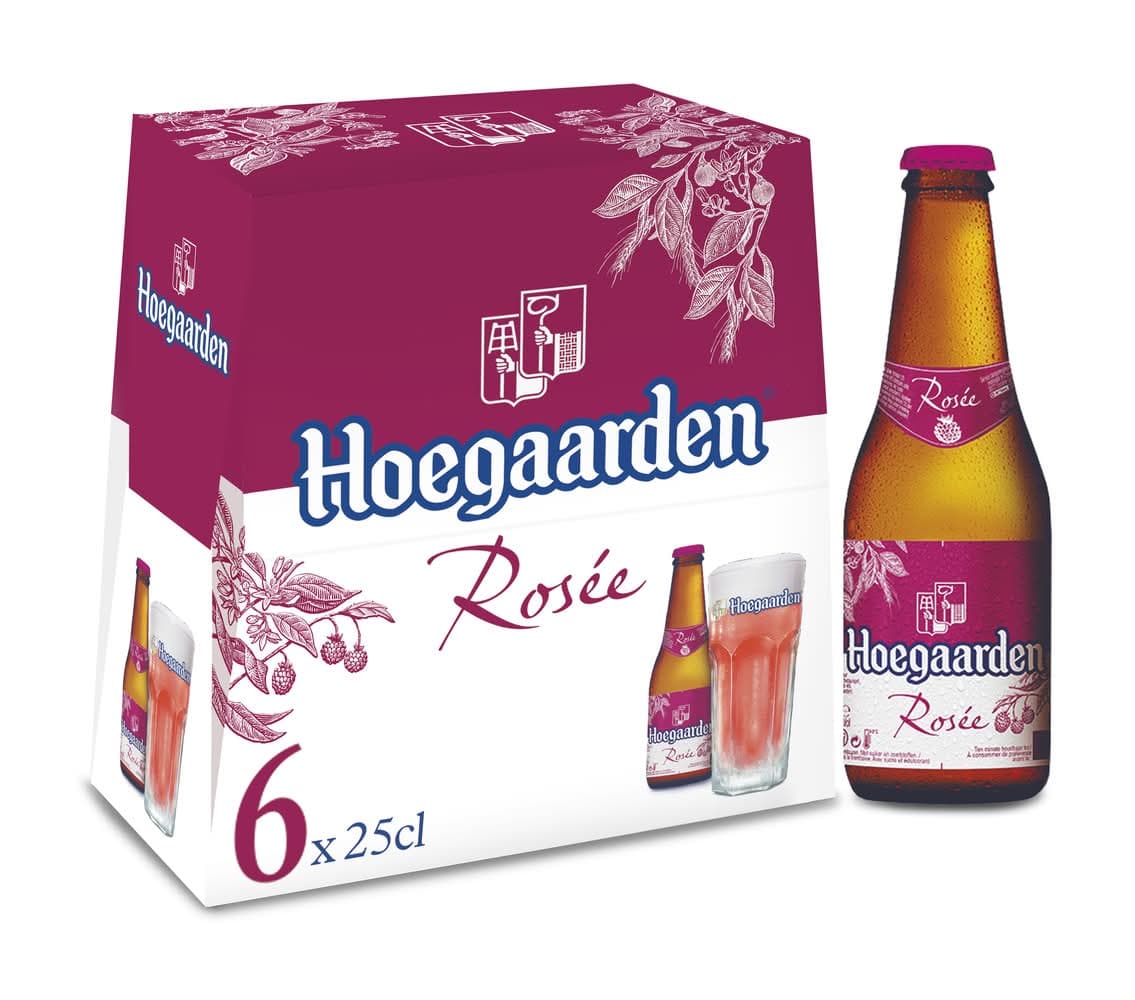 Hoegaarden - Bière blanche rosée (6 x 250ml)