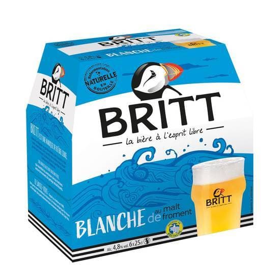 BRITT - Biére blanche (6 x 250ml)