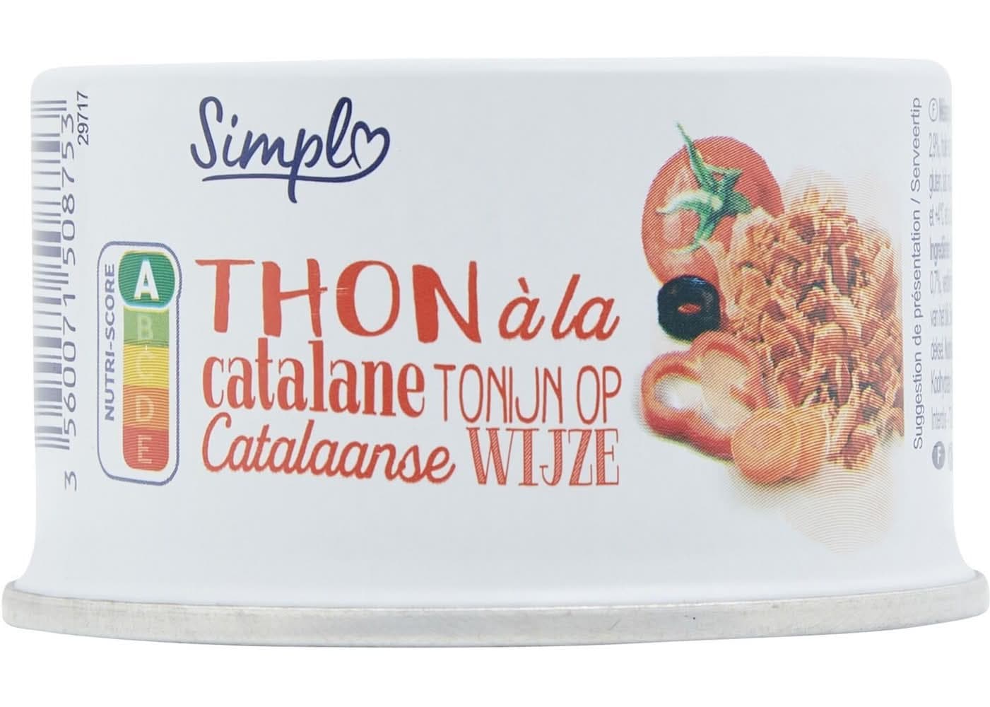 Simpl - Thon à la catalane (135g)