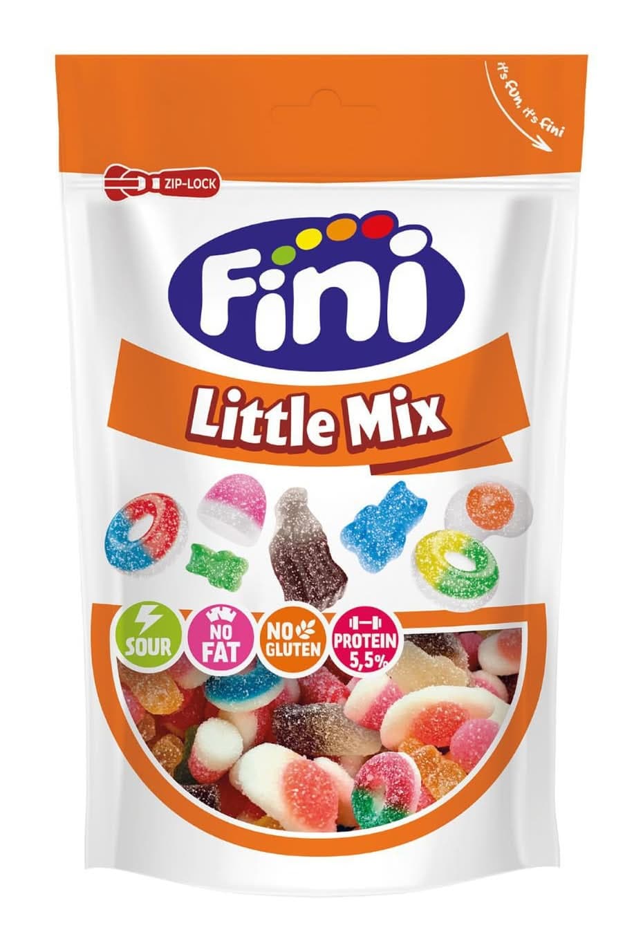 Fini - Bonbon little mix fizz (165g)