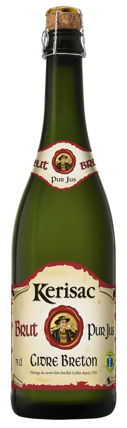 Kerisac - Cidre pur jus brut breton igp (750ml)