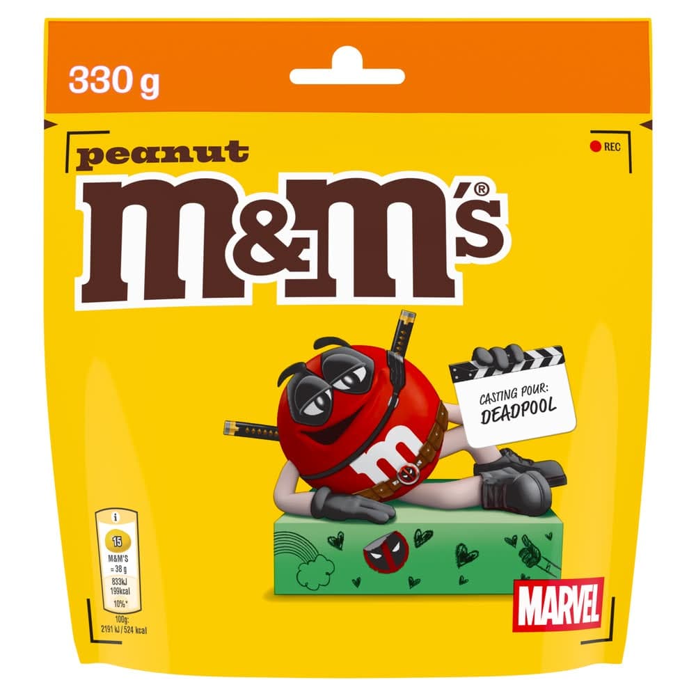 M&M's - Chocolat au lait, cacahuète (330g)